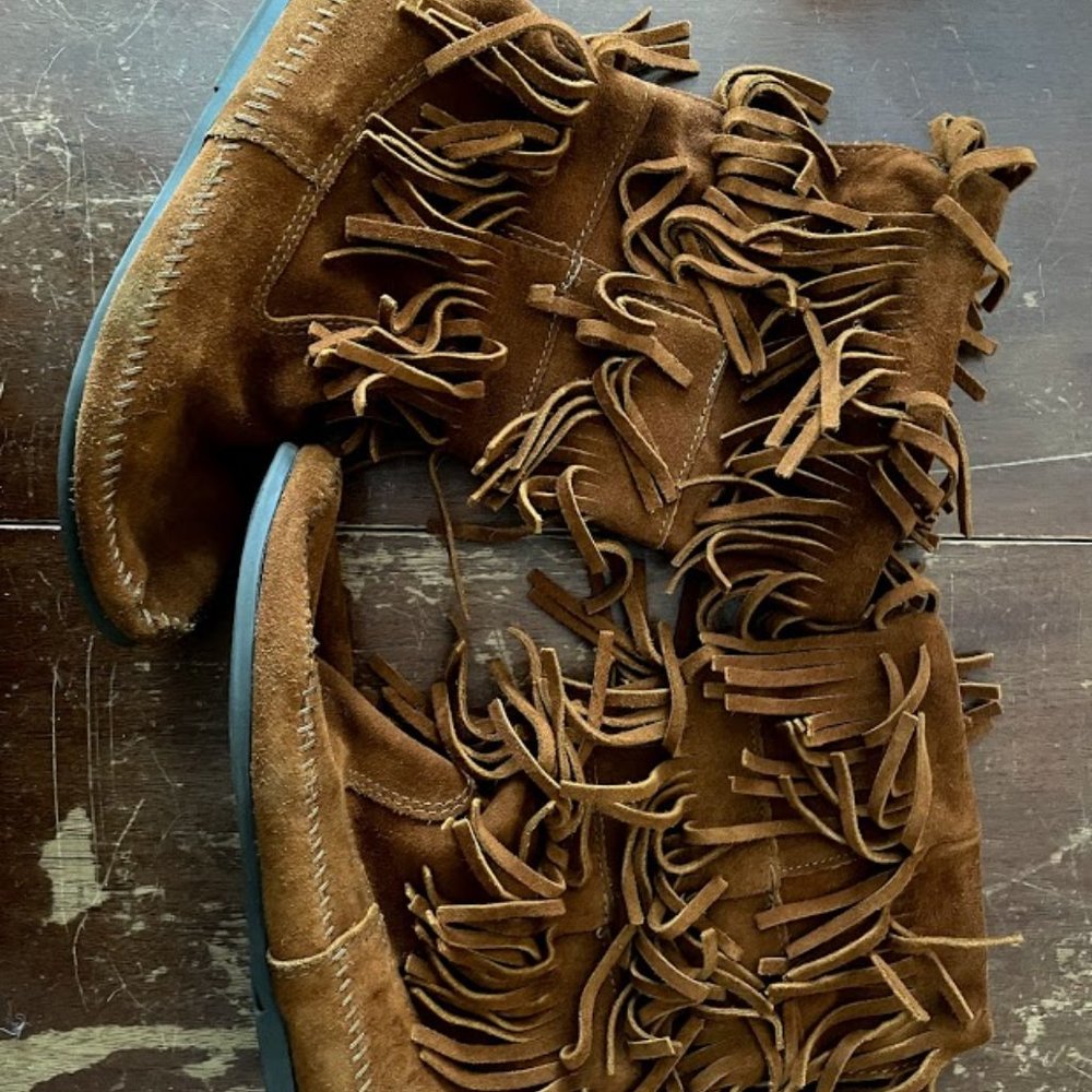 Minnetonka Moccasin 3-Layer Fringe Boot - image 3